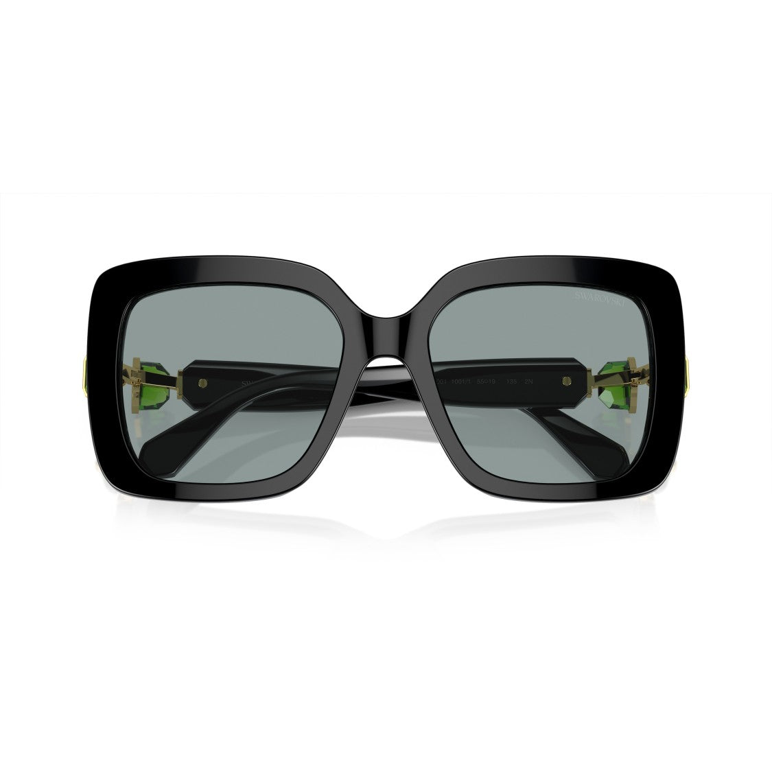 Swarovski 0Sk6001 Oversized Square Sunglasses With Crystal-Embellished Temples