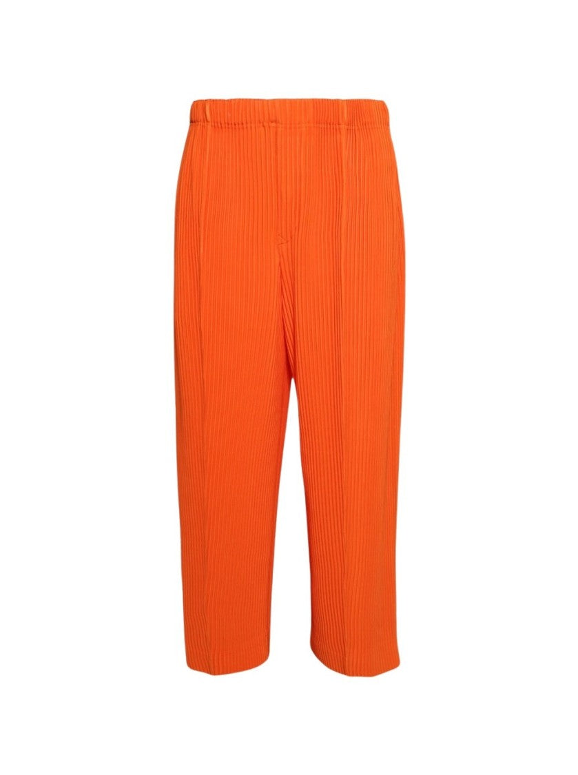 Homme Plissé Issey Miyake Straight Leg Pants With Drawcord
