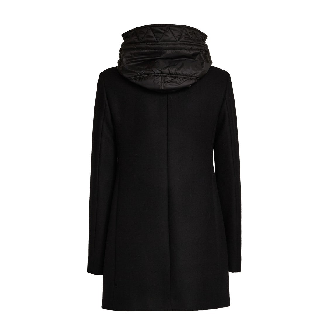 Fay Toggle Front Short Coat With Technical Padding