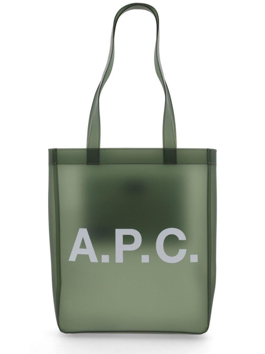 A.P.C. Neutrals Lou Translucentt Tote Bag