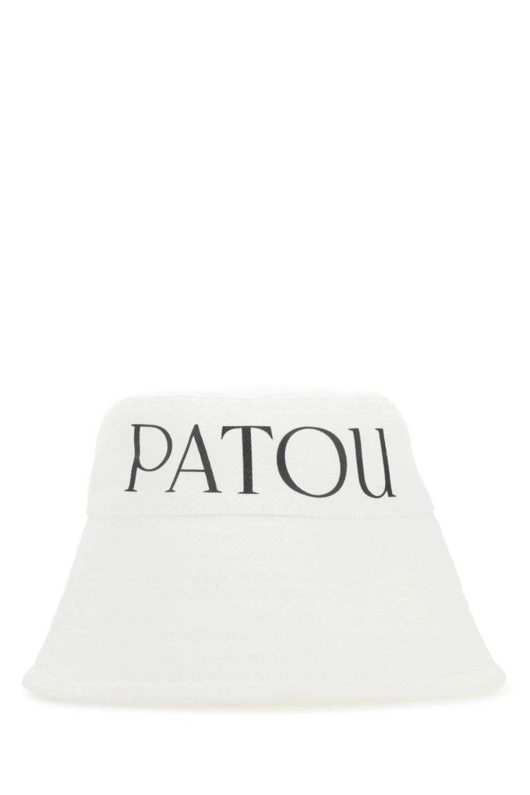 Patou White Canvas Hat