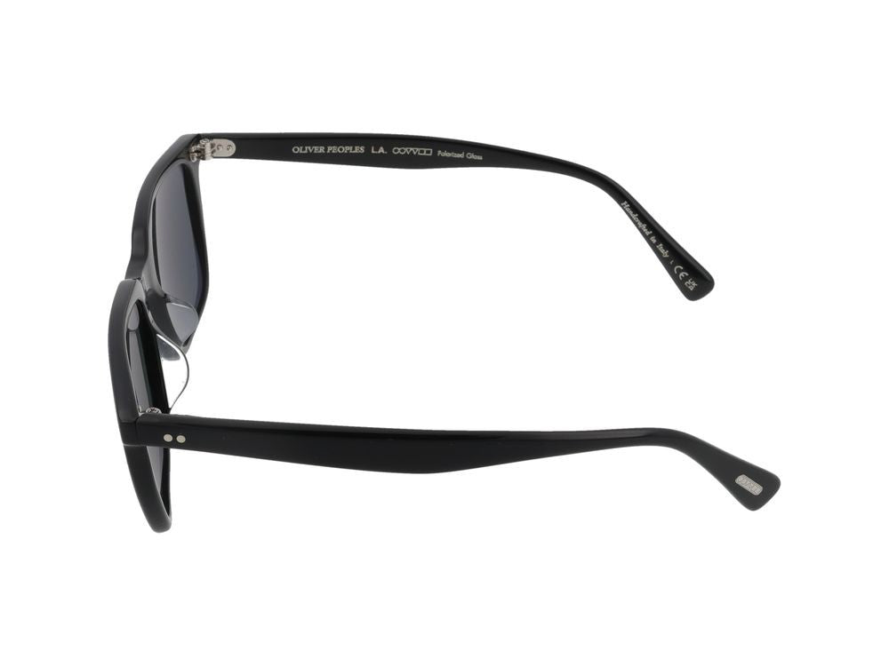 Oliver Peoples Bold Glossy Finish Rectangular Acetate Sunglasses