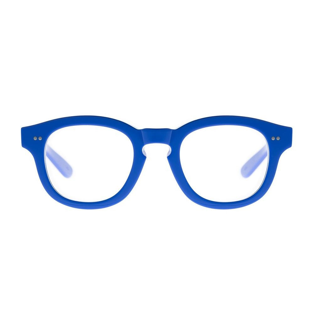 Toffoli Costantino T070 Phantos-Shaped Blue Acetate Sunglasses
