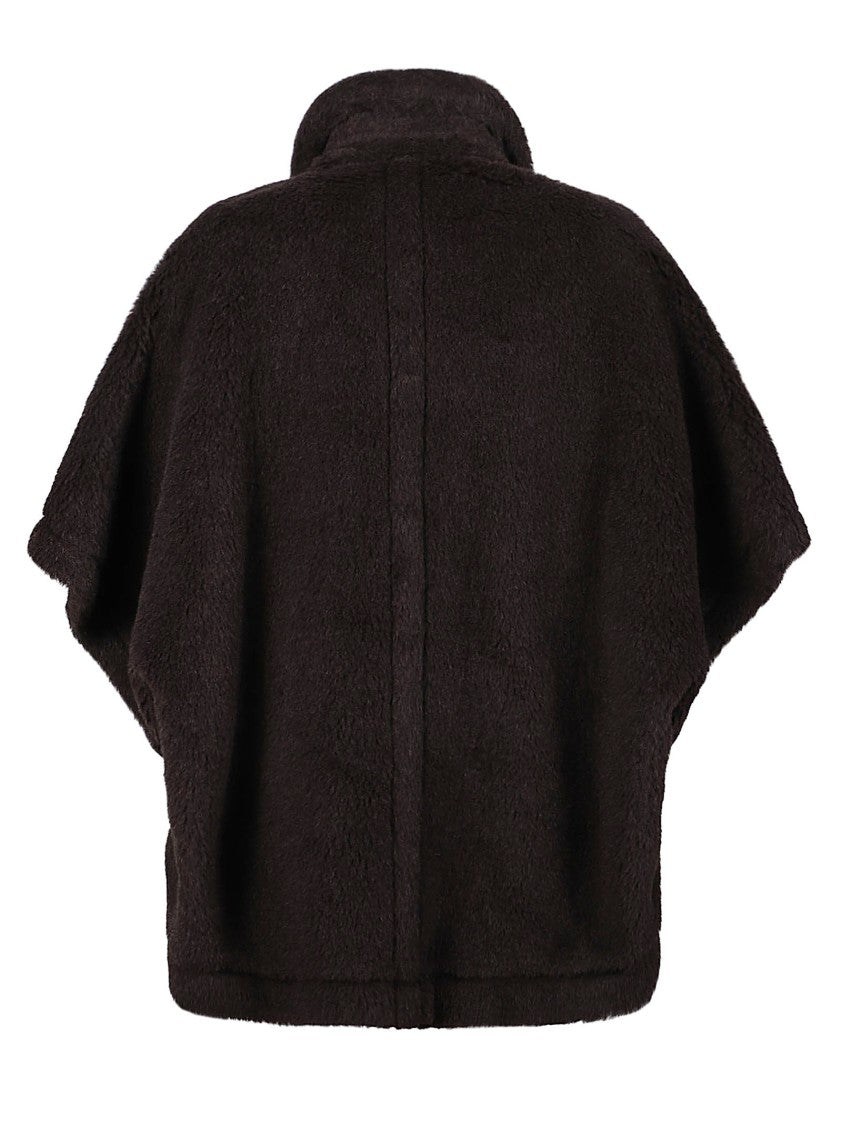 Max Mara Black Tebe1 Alpaca-Blend Cape