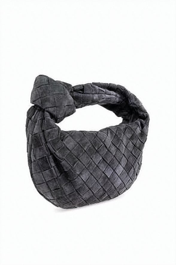 Bottega Veneta Suede Tote Bag With Woven Pattern