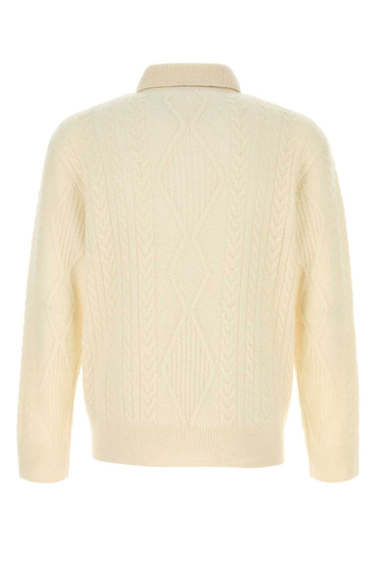Burberry Ivory Alpaca Blend Sweater