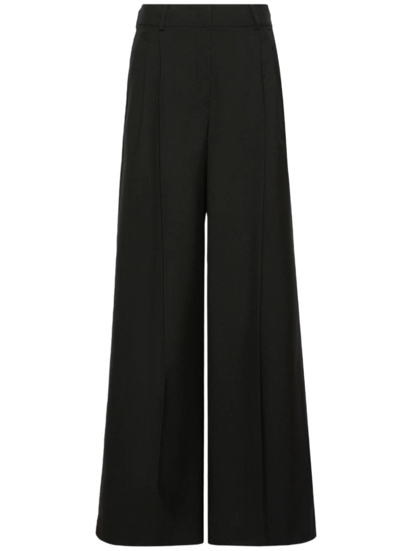 Weekend Wide-Leg Pants With High Waist And Polished Creases