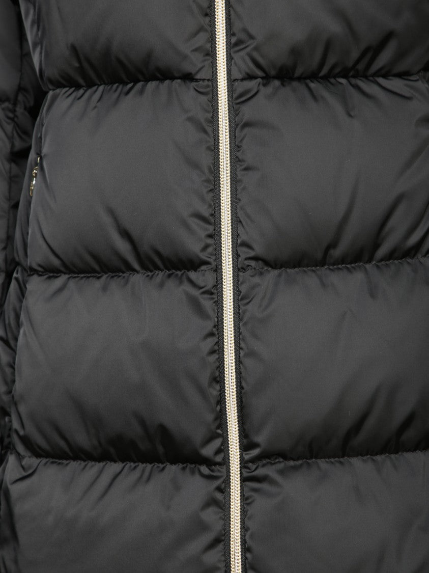 Herno Down Coat With Adjustable Waist And Silhouette