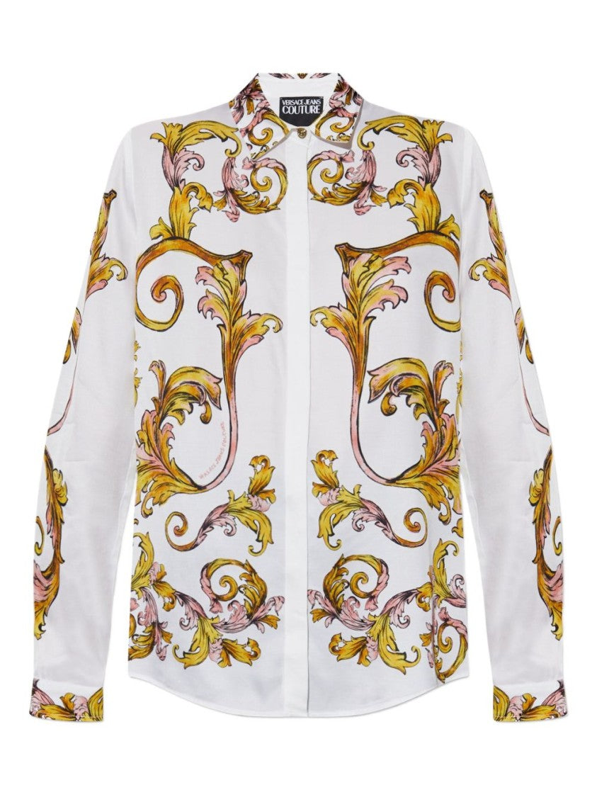 Versace Jeans Couture Long-Sleeved Shirt With Concealed Button Fastening