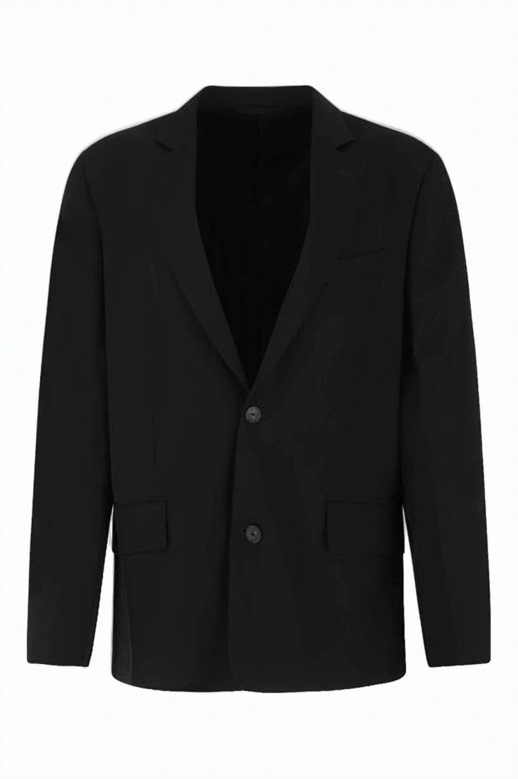 Balenciaga Flap Pocket Blazer With Boxy Silhouette