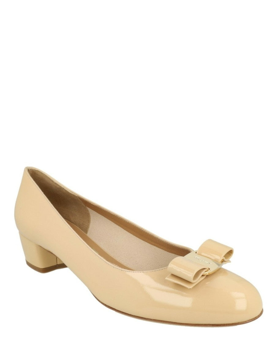 Ferragamo Vara 1 Patent Leather Pumps - Narrow Width