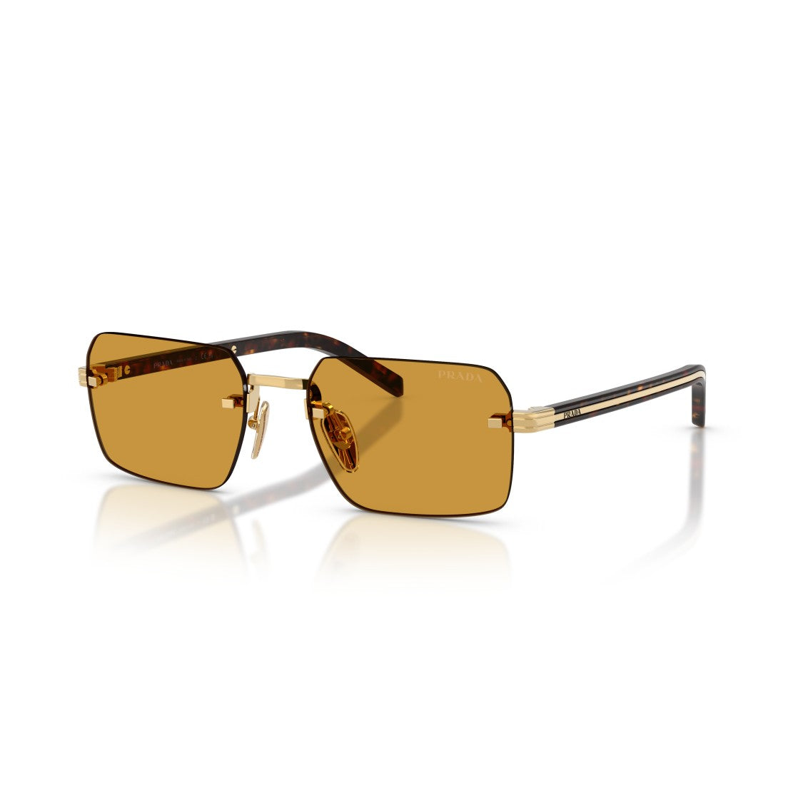 Prada 0Pr D55s Metal Frame Sunglasses