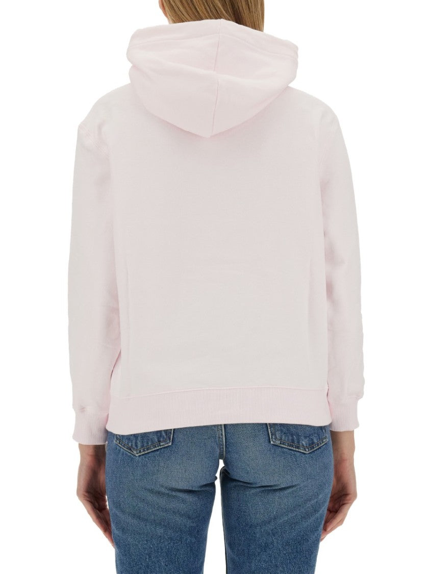Lanvin Relaxed Fit Cotton Sweatshirt With Front Print