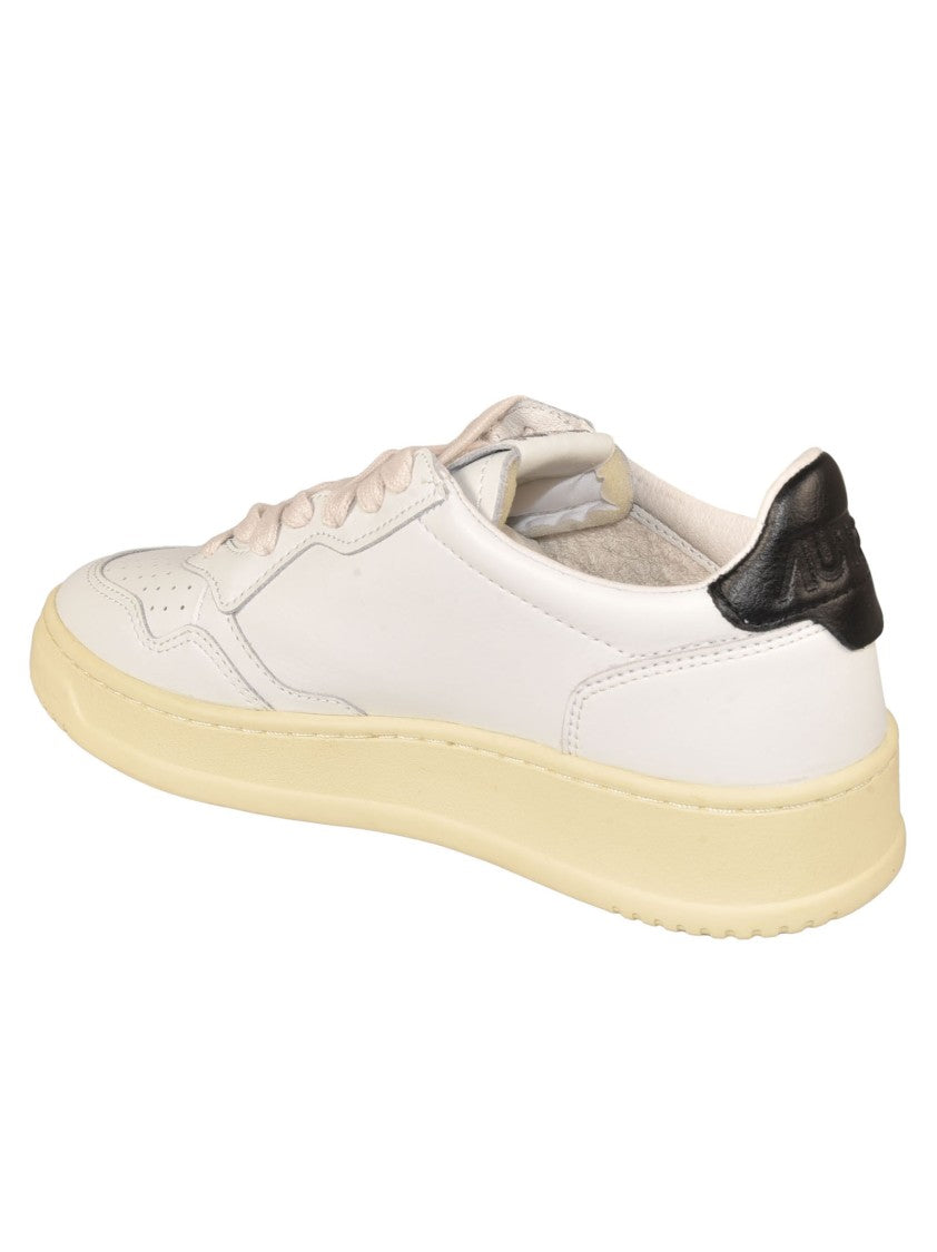 Autry White Leather Low Sneakers