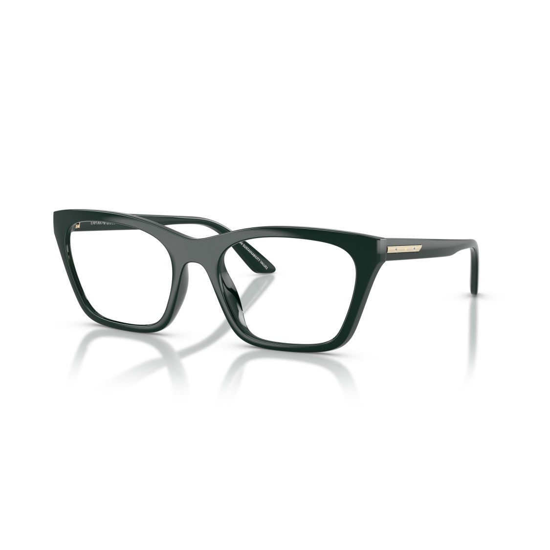 Emporio Armani Oversized Black Square Frame Emporio Armani Eyeglasses