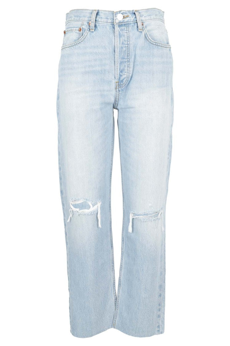 Re/Done High-Waisted 70S Stove Pipe Jeans