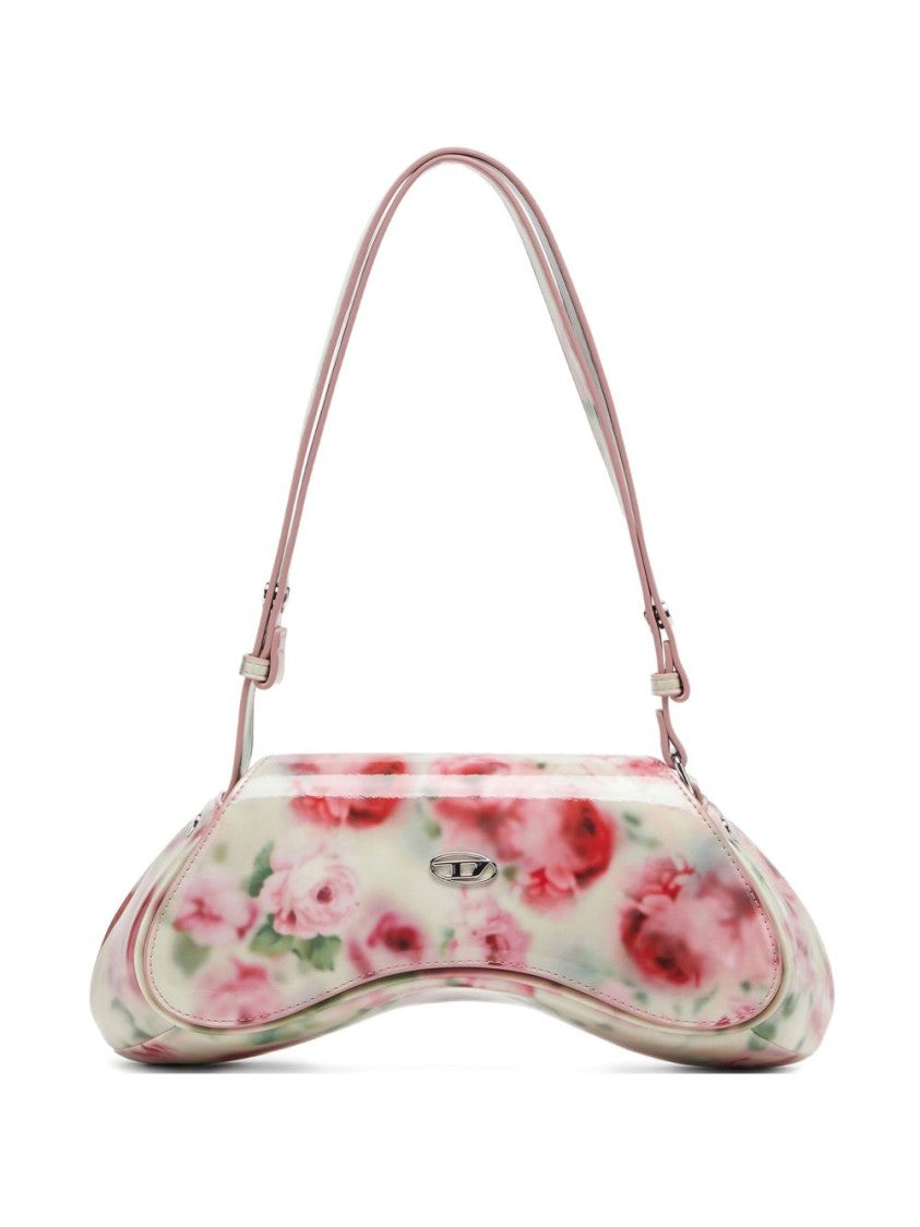 Diesel Multicolour Floral Print Curved Adjustable Bag
