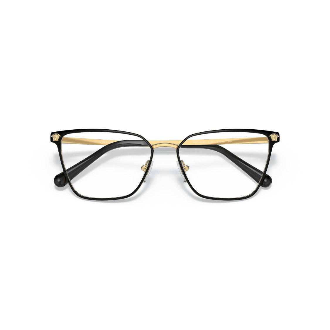 Versace 0Ve1275 Square Frame Gold Metal Sunglasses