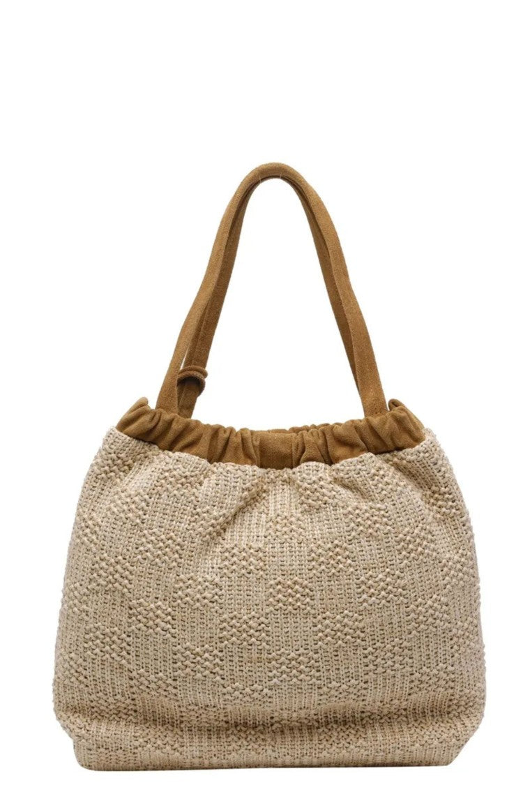 Marc Jacobs Natural The Summer Cristina Floral Charm Polyethylene Tote Bag