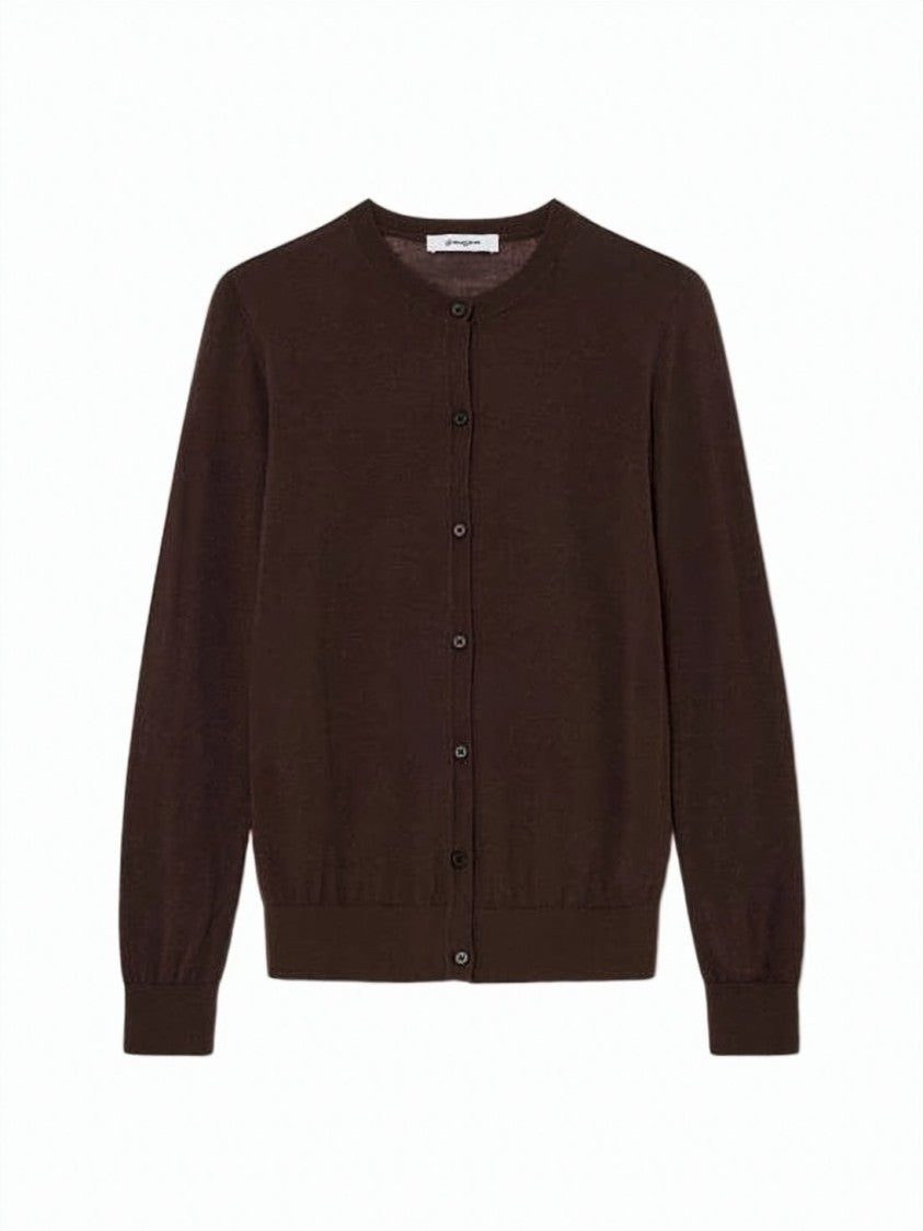 Gimaguas Classic Wool Cardigan With Button-Down Front