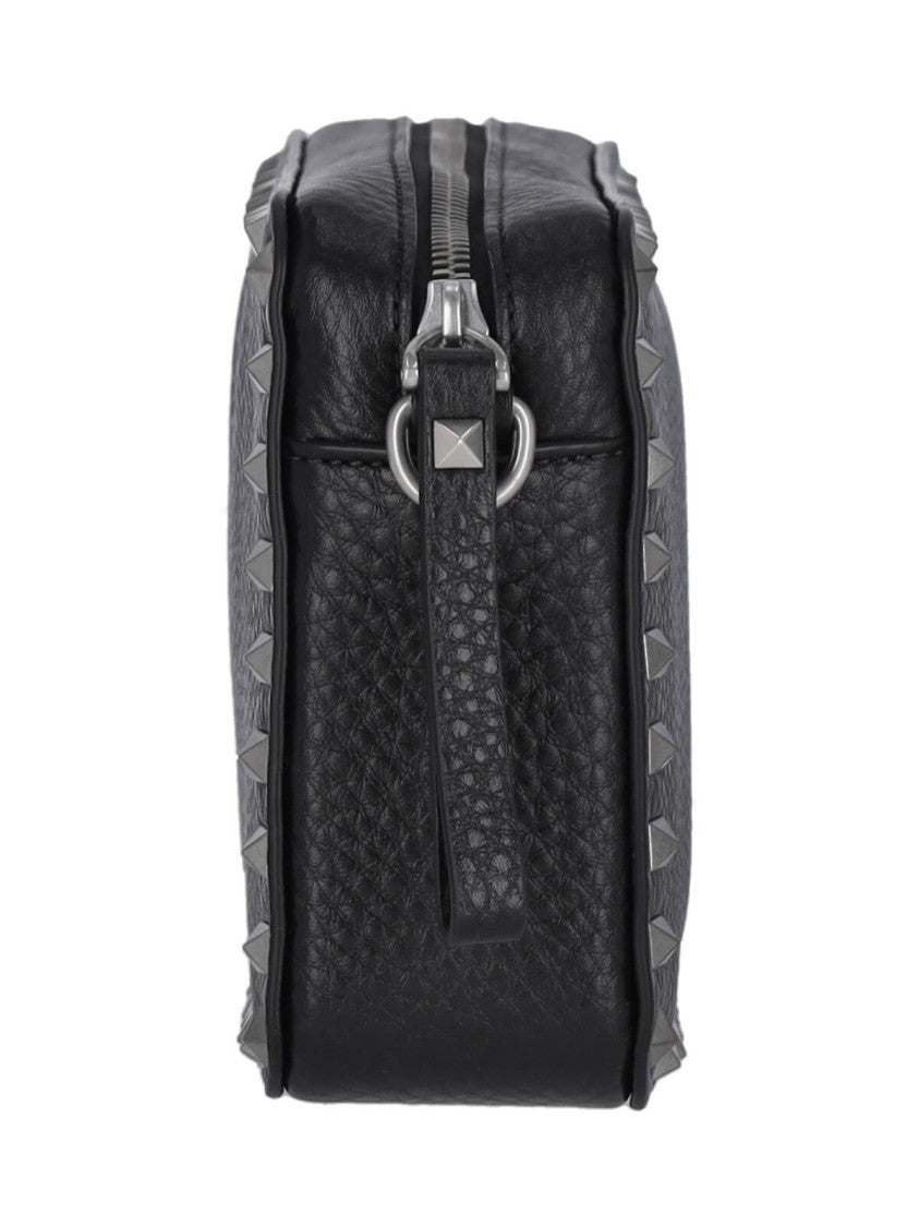 Valentino Garavani "Rockstud" Crossbody Bag – Black