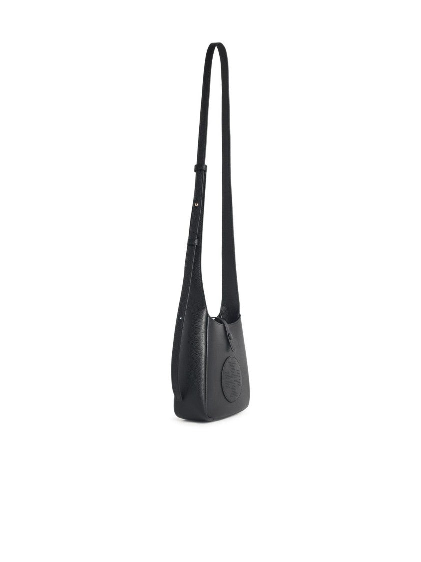 Tory Burch Medium 'Miller Swing' Black Leather Crossbody Bag