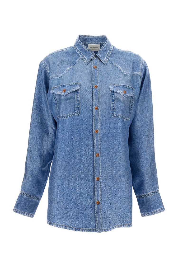 Pierre-Louis Mascia Silk Printed Shirt