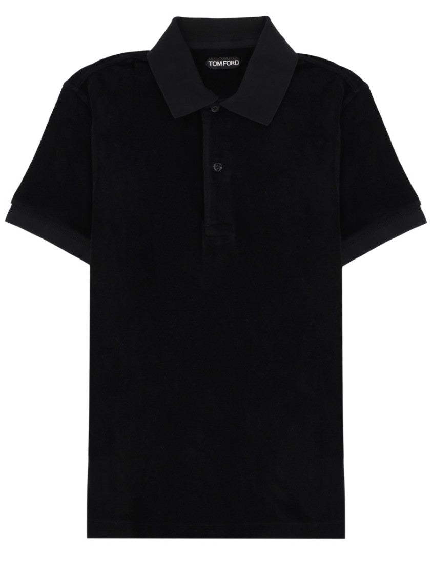 Tom Ford Cotton Polo Traditional Collar Shirt