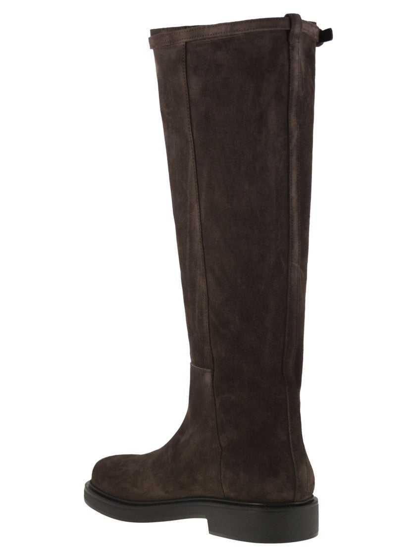 Tod's Suede Leather Boot