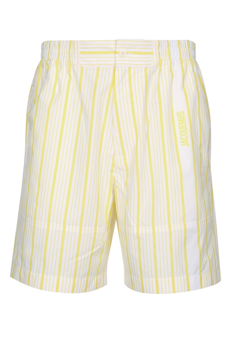 Jacquemus Playful Striped Shorts With Relaxed Fit