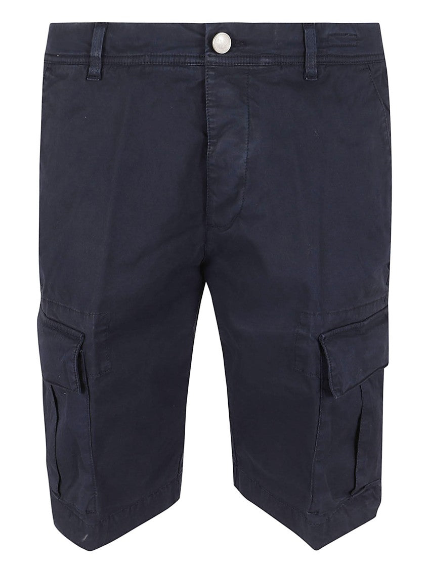 Barba Napoli Tailored Bermuda Shorts With Cargo Pockets