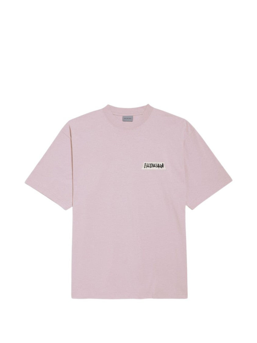 Balenciaga Relaxed-Fit Logo Cotton T-Shirt
