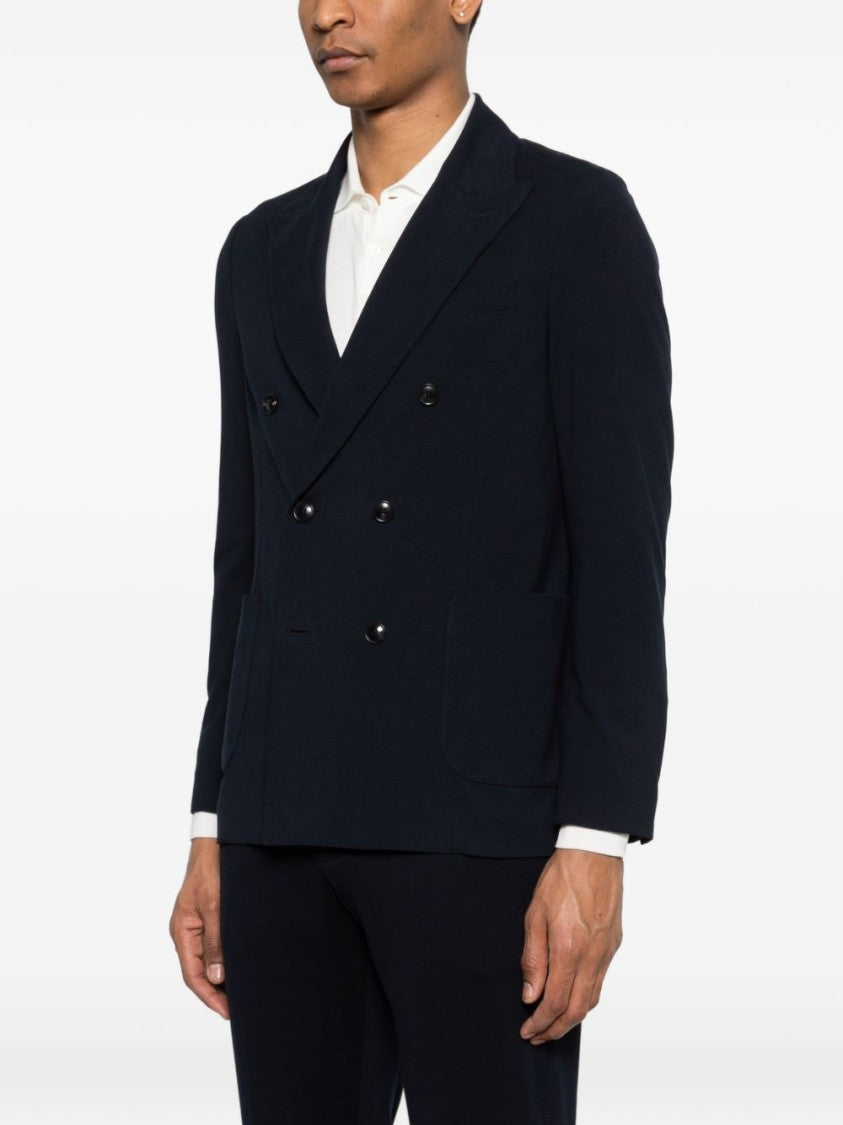 Circolo 1901 Double-Breasted Jacket With Notched Lapels And Front Pockets