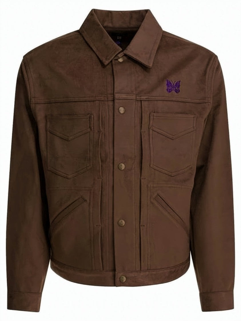 Needles Cropped Structured Jacket With Classic Collar