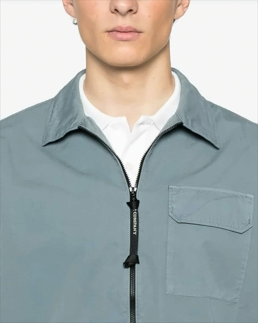 C.P. Company Casual Blue Jacket With Front Zipper