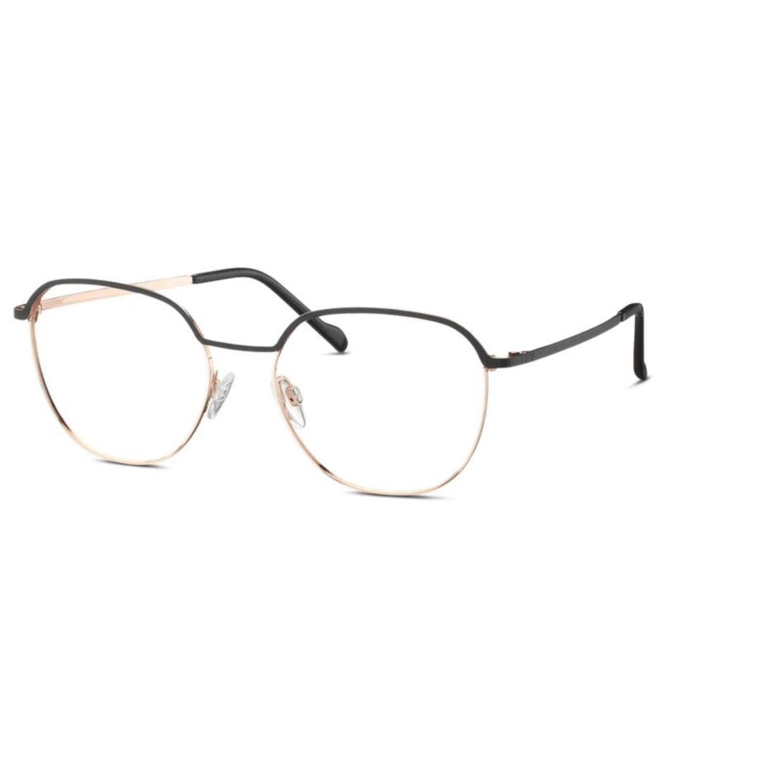 Eschenbach Titanflex Eb 826020 Geometric Thin Metal Frame Eyeglasses