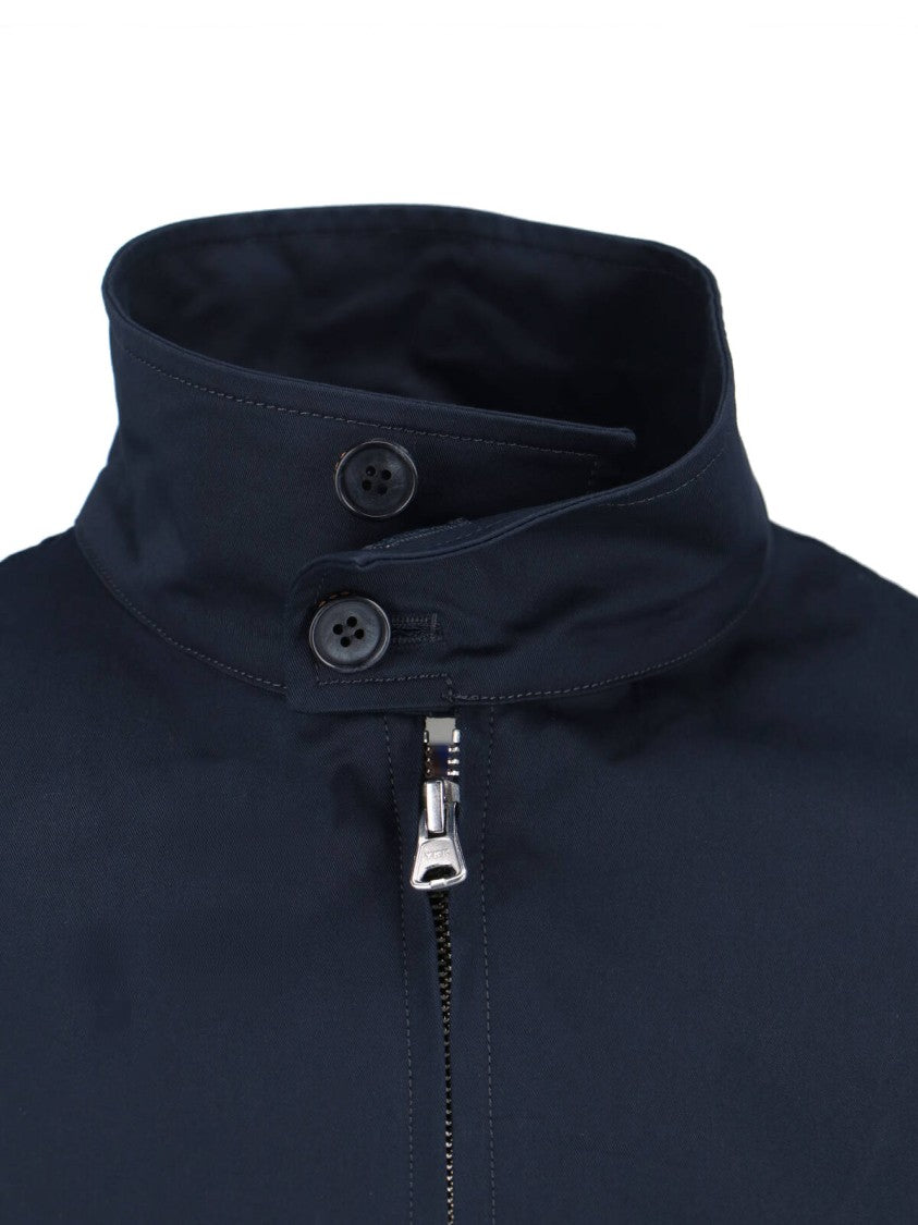 Tonywack Classic High Collar Black Zipper Jacket