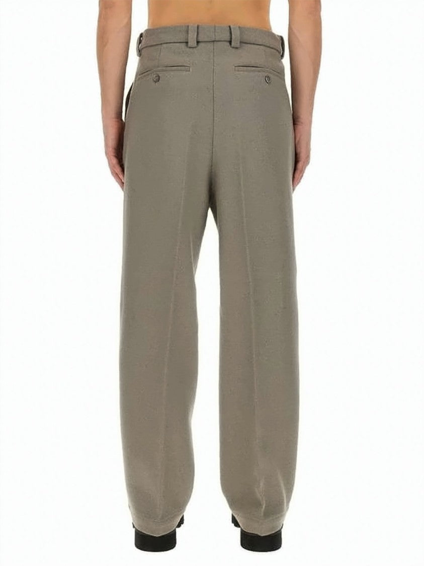 Ami Paris Tailored Suit Pants With Straight-Leg Silhouette
