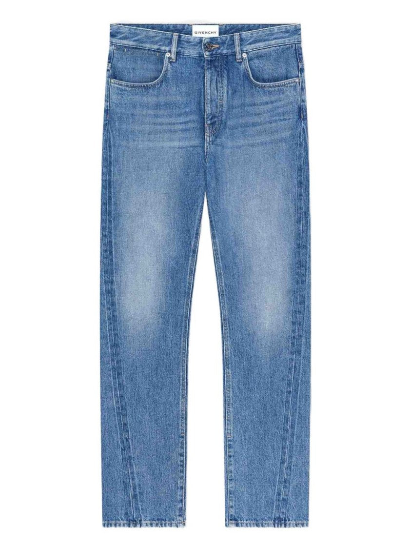 Givenchy Straight-Leg Denim Jeans With Subtle Fading