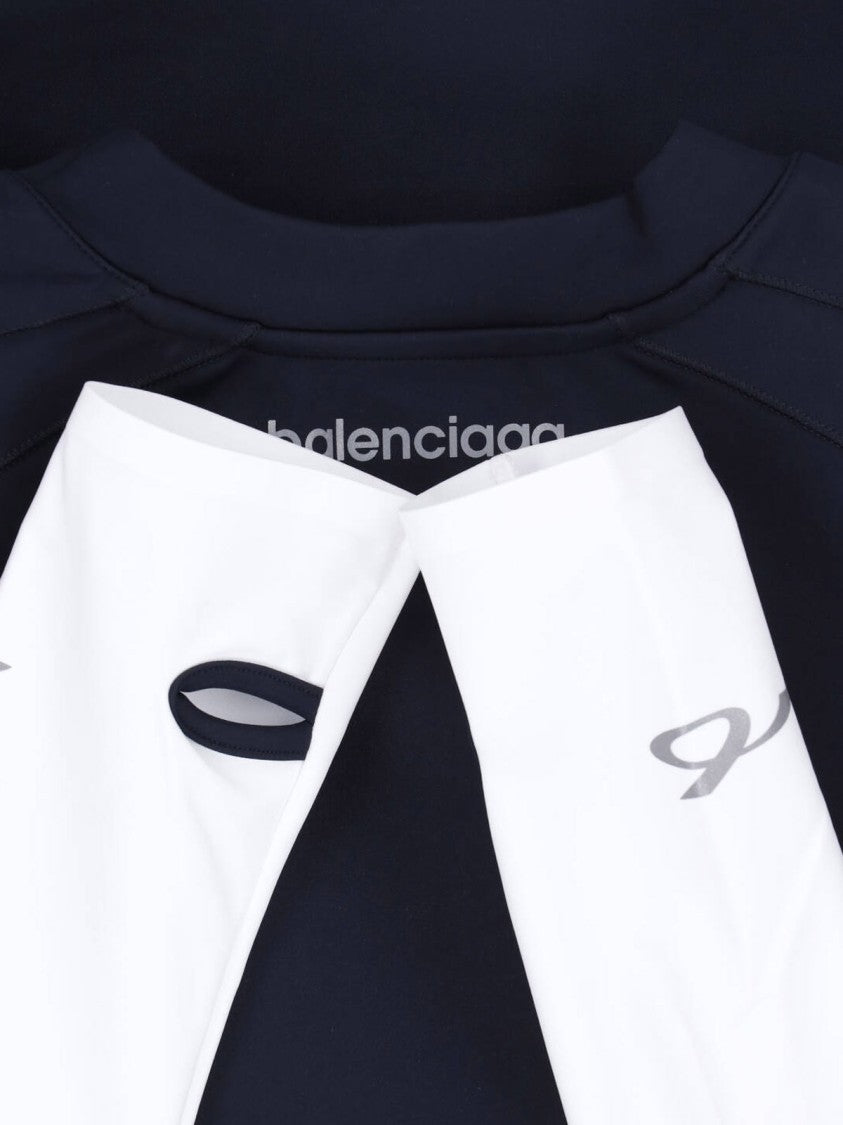 Balenciaga Cropped Boxy Fit T-Shirt With Minimalist Design