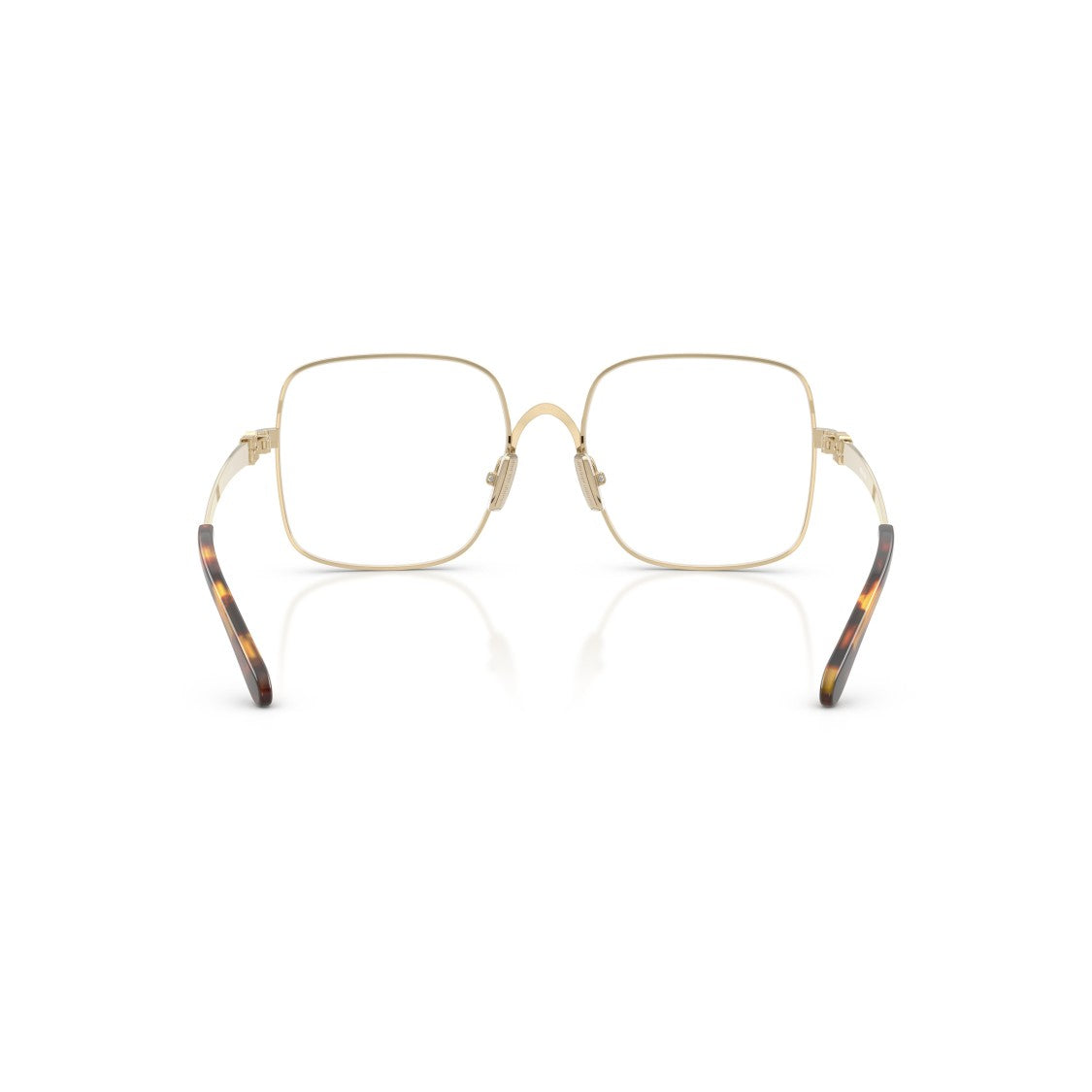 Miu Miu 0Mu 51Yv Square-Frame Gold Metal Sunglasses