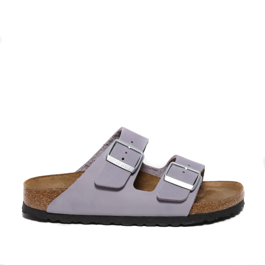 Birkenstock Arizona Sandal With Two Adjustable Straps In Lilac Nubuck