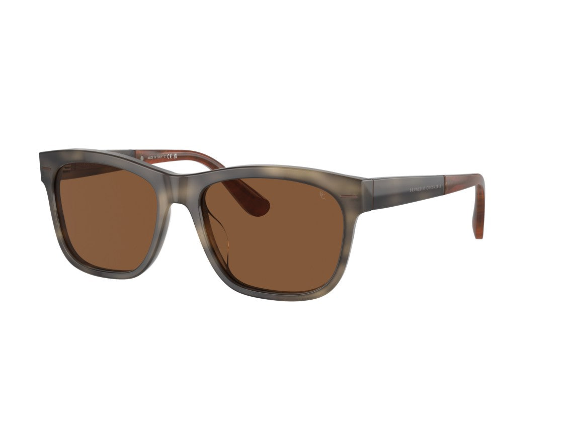 Brunello Cucinelli 0Bc4003s Gradient Acetate Oversized Square Sunglasses