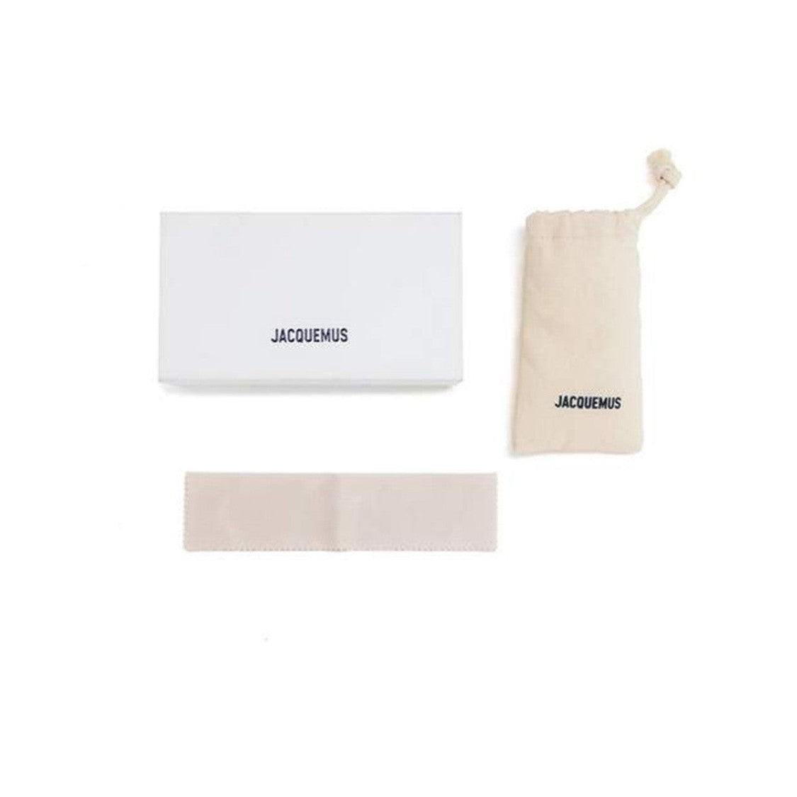 Jacquemus Beige Cabana Jac86 Acetate Square Sunglasses