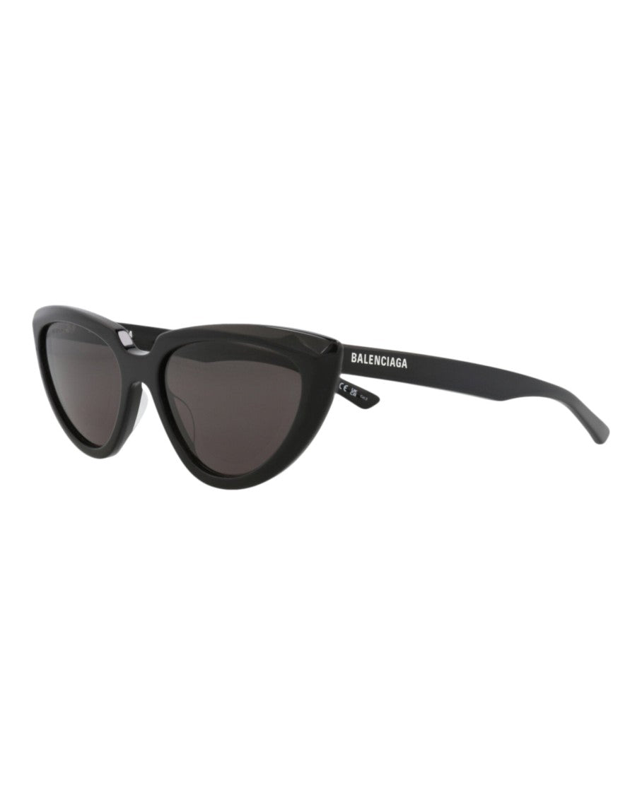 Balenciaga Cat Eye-Frame Acetate Sunglasses With Angular Edges