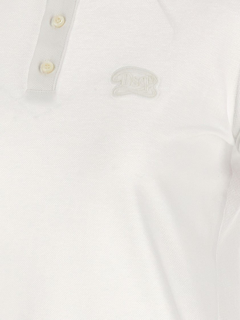 Dsquared2 Maxi Cut Out Polo Dress