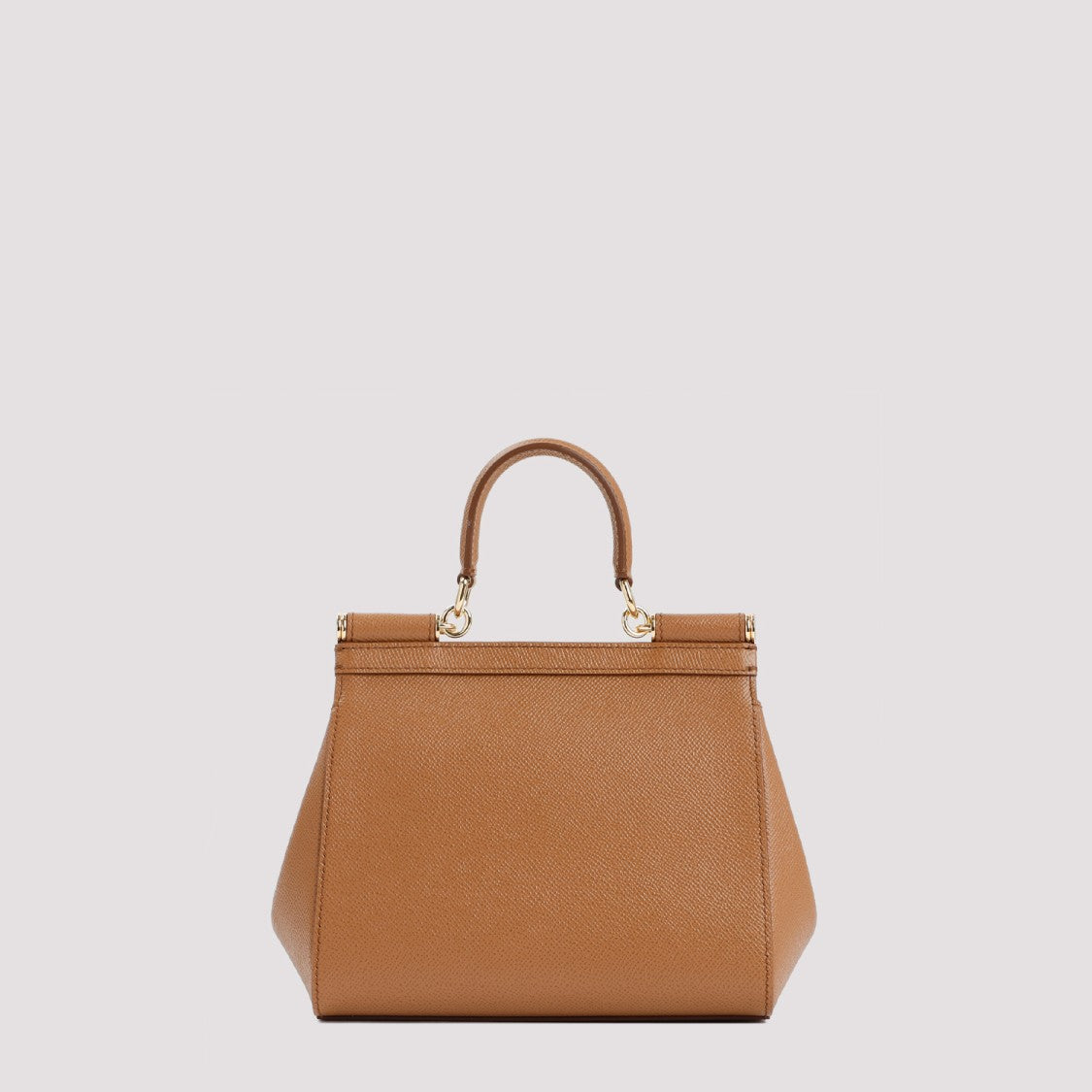 Dolce & Gabbana Caramel Leather Miss Sicily Bag