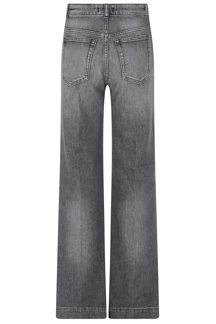 Seventy Grey Straight-Leg Corduroy Denim Jeans