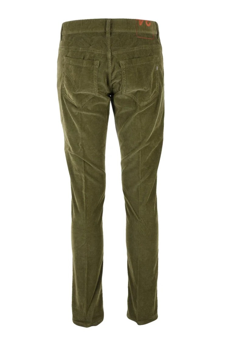 Dondup George Velvet Trousers - Green