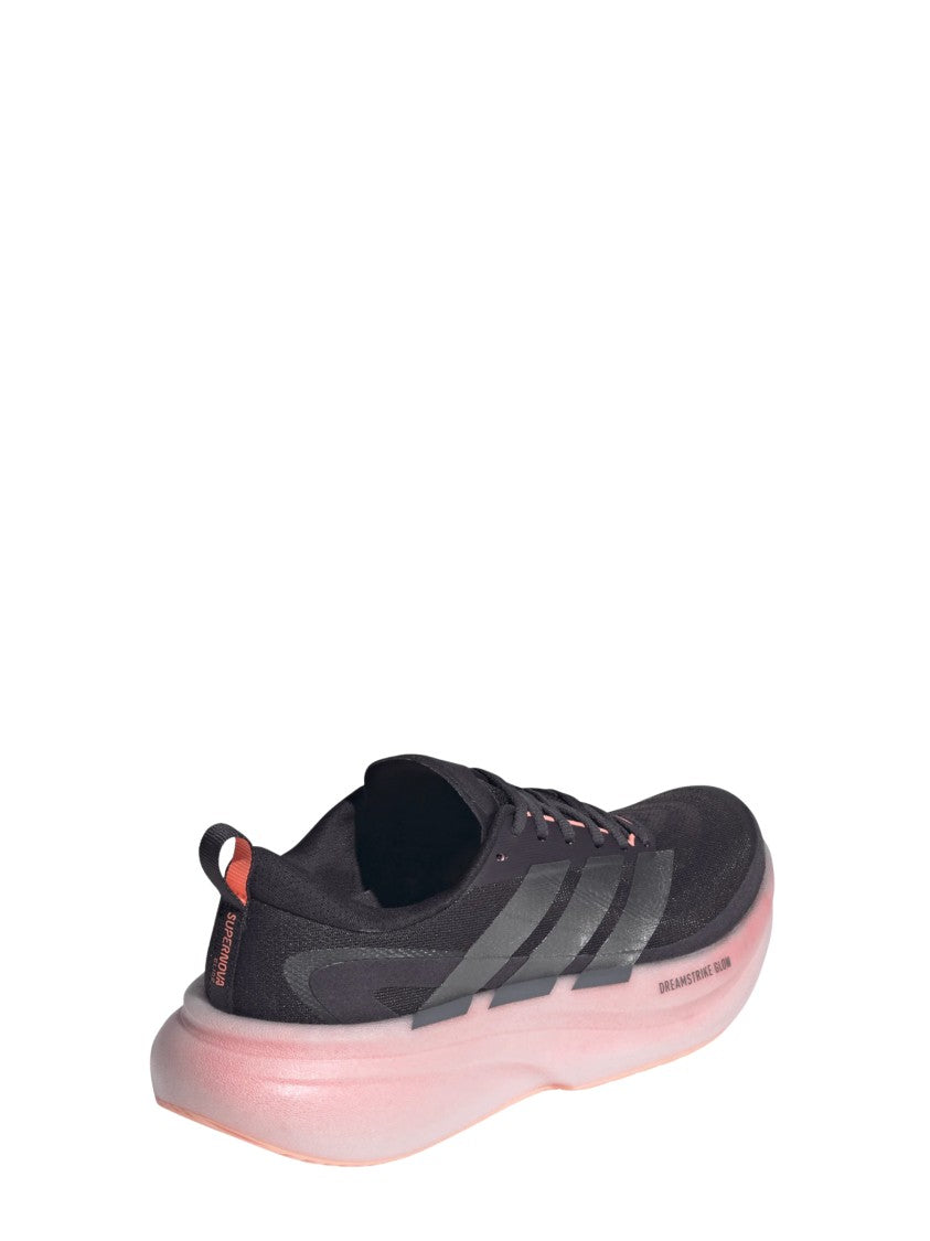 Adidas Grey Fabric Supernova Glide Sneakers